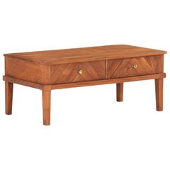 Coffee Table 100x50x41 cm Solid Acacia Wood