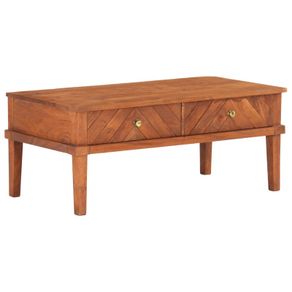 Coffee Table 100x50x41 cm Solid Acacia Wood