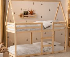 Kids Wooden Bunk Bed