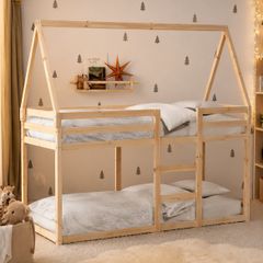 Kids Wooden Bunk Bed