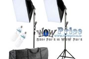 44123 2 250W Bulb Continuous Light Photo &amp; Video Studio