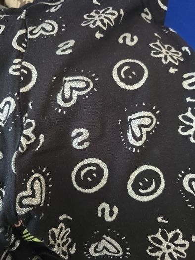 Desigual black graffiti leggings