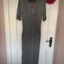 dress Bnwt grey short sleeve sparkle dress baloot brand size large Image 2