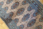 VINTAGE Bokhara Hand made Rug.  142 x 66 cms