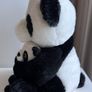 Mommy and baby Panda plush toy Image 5