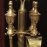Brass fireside companion set Image 2