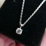 Vintage  Sterling Silver 925 Pendant Necklace 5,2g Image 2