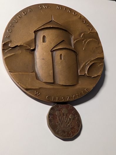 Large Polish commorative medal