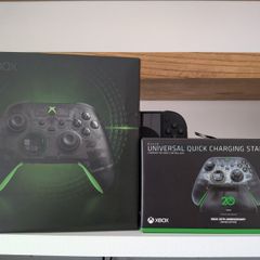 Xbox 20th anniversary controller and charging stand