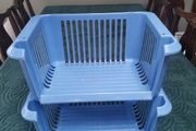 Crystalware stacking storage units / boxes /shelves