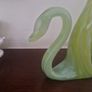 vintage glass swan Image 2