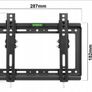 Tv Wall Mount Bracket Flat Tilt 14" - 42" Image 2