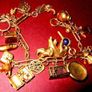 Gold Charm Bracelet/Dutch Diamonds/Vale Charms Image 2