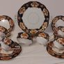 Fabulous Vintage Collectable Royal Albert Bone China Teaset for Four in the Stunning Pattern, Heirloom, Imari Style in Indigo Blue, Rust and Gilt, Mint/ Cabinet Condition Image 6
