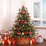 106pcs Christmas Baubles Ornaments for Christmas Tree Decorations Shatterproof Plastic Decorative Baubles Set for Festival/Holiday/Wedding Party Decoration with Hooks Included,Red & Gold Image 6
