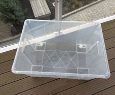IKEA SAMLA Storage Box 130L Large Plastic Storage Container