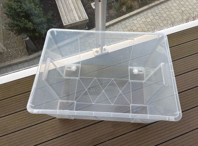 IKEA SAMLA Storage Box 130L Large Plastic Storage Container