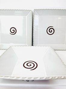 Stephen Pearce 3 x Square Platter Dish