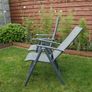 Garden folding metal armchairs Image 3