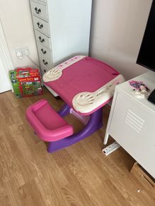 Kids arts and crafts desk