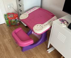 Kids arts and crafts desk