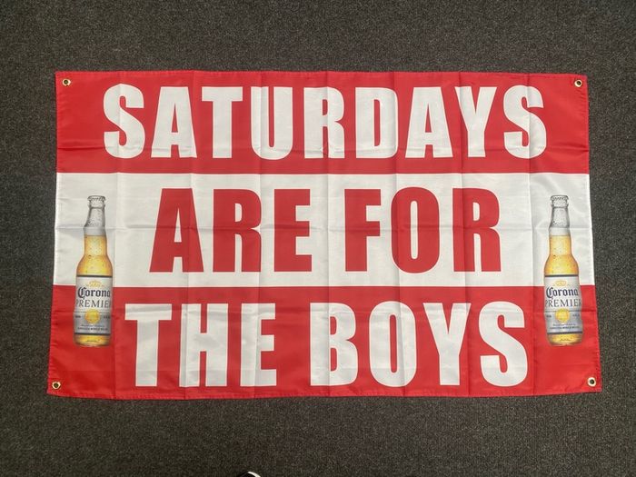 Saturdays are for the Boys Flag
