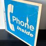 Vintage Phone Inside 30 X 30cm Sign Image 8