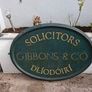 Large Vintage Solicitors Sign Image 4