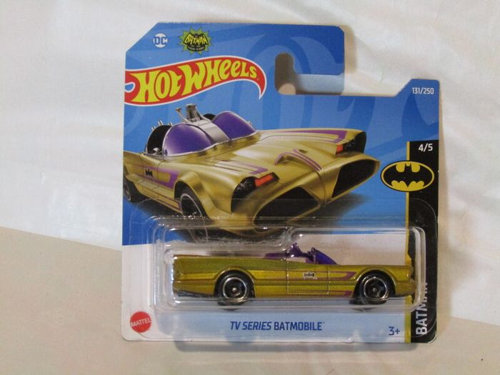 Hot Wheels Gold TV Series Batmobile Diecast Car Brand New Sealed