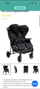 Joie estrella double buggy