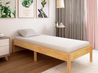 main image for ad Bed Frame Solid Oak Wood 100x200 cm
