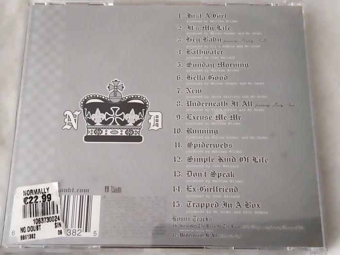 NOS No Doubt - The Singles 92-03 Cd