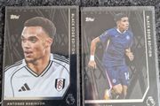 Topps Premier League Trading Cards Black Edition Robinson and Paez