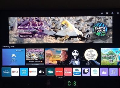 55 LG Smart 4k UHD tv