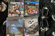 PS 3 Playstation 3 games  Far cry 3 terraria angry birds Star Wars grand tourismo 5 prologue