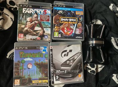 PS 3 Playstation 3 games  Far cry 3 terraria angry birds Star Wars grand tourismo 5 prologue
