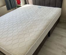 king size bed and mattress