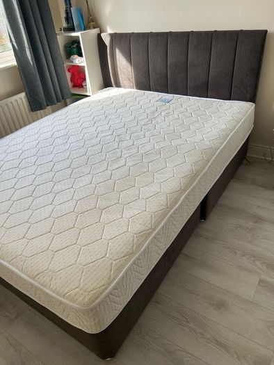 king size bed and mattress