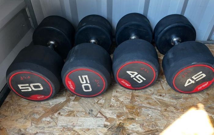 50kg & 45kg jordan dumbbells