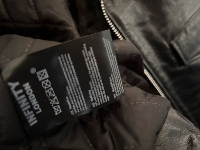 Infinity real leather biker jacket 3XL XXXL brand new with tags