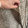 Animal print blouse - cream and black Image 3