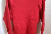 Red high neck sweater size 6-7 years