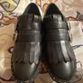 BRONX Leather Double Buckle Flats Image 3