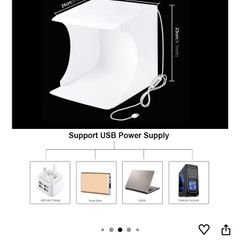 LED portable photo studio