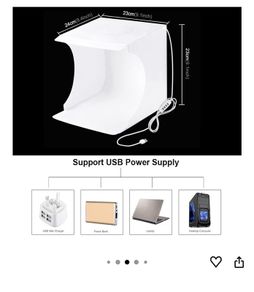 LED portable photo studio