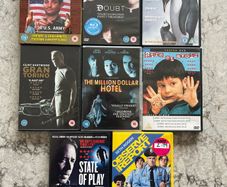 DVD and VHS items for sale.