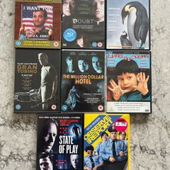 DVD and VHS items for sale.