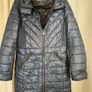 Navy Bernardo Puffer Coat With Hood Image 4