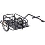 Bike Cargo Trailer Bicycle Cargo Storage Cart w/ Hitch Cycling Camping Luggage Storage Carrier Transport Steel Image 7