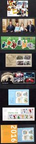 2016 Great Britain Royal Mail Miniature Sheets Pack with all miniature sheets issue in the year Mint Never Hinged (MNH)
